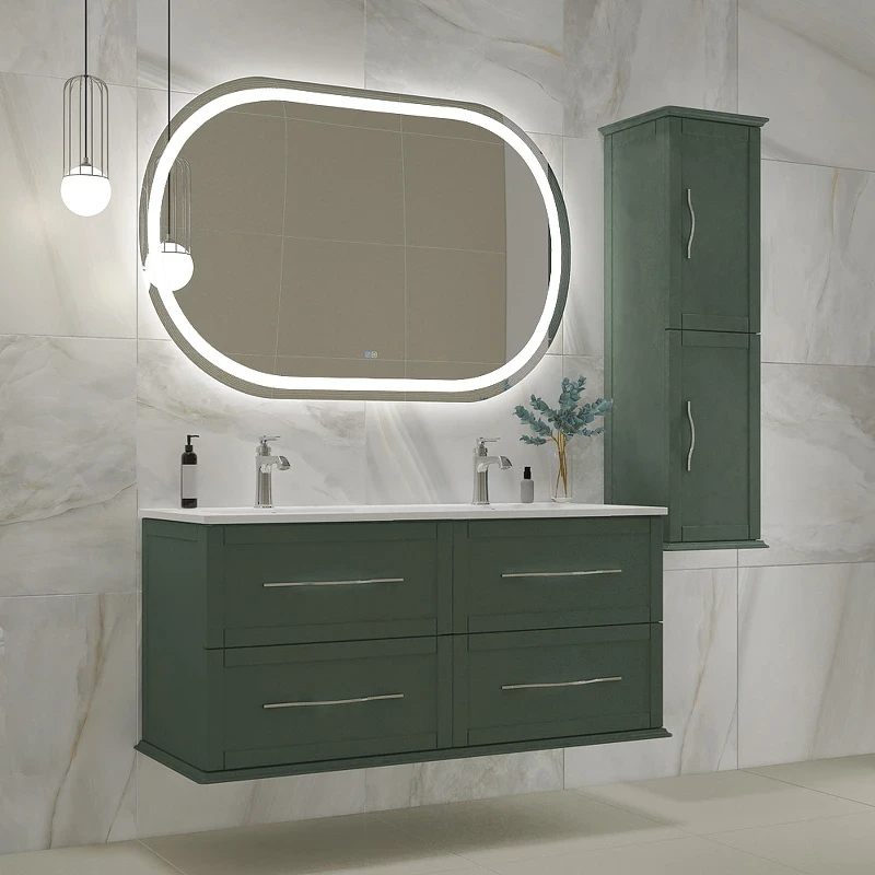 Зеркало Cezares Giubileo 110 CZR-SPC-GIUBILEO-1100-800-TCH-WARM с подсветкой с сенсорным выключателем и подогревом стекло