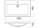 Раковина Florentina Анита 100 10.150.01000.302 цвет Антрацит
