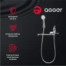 Смеситель для ванны Agger Exact A2121100 Хром латунь на стену