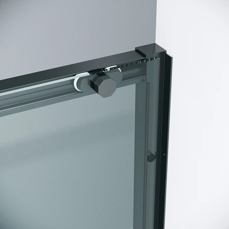 Душевой уголок Grossman Style 120х80 120.K33.05.1280.21.00 профиль Черный матовый стекло прозрачное