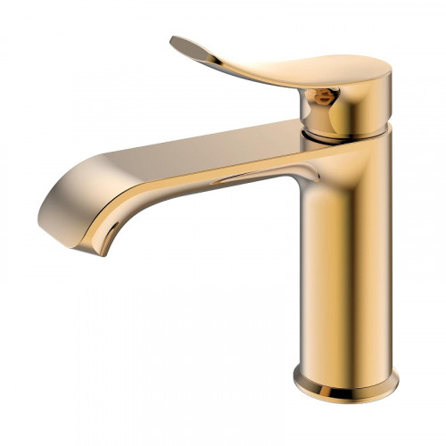 Смеситель для раковины Haiba HB10553-5 цвет Золото матовое