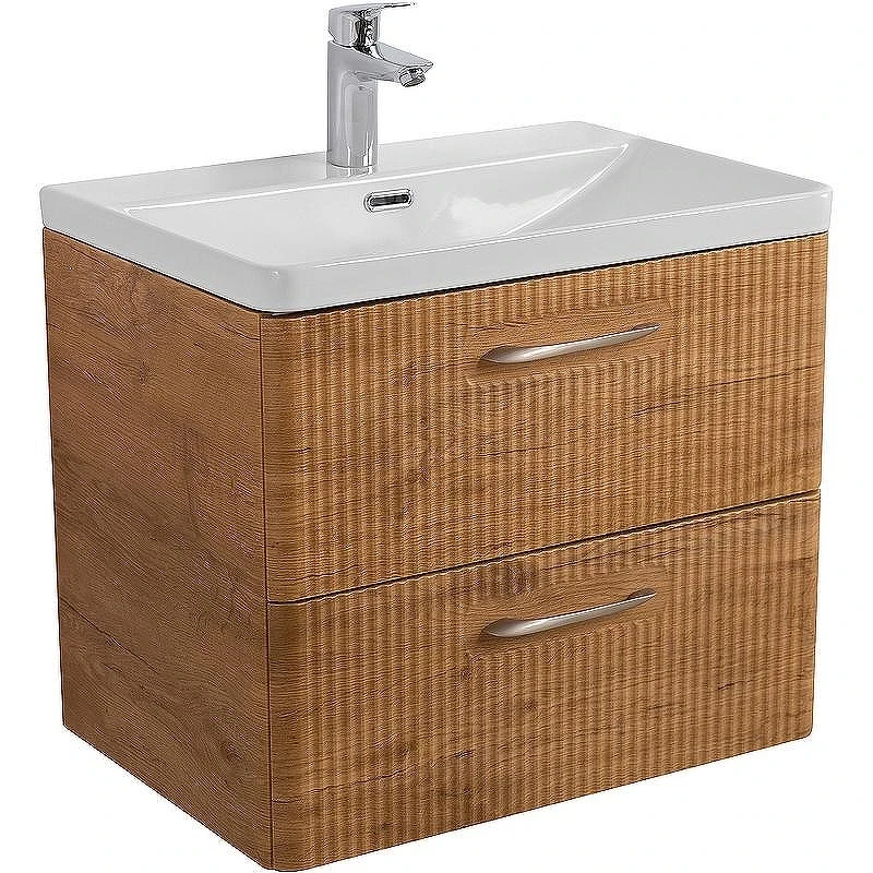 Тумба под раковину BelBagno Due 50 DUE-500-2C-SO-RN-P подвесная Rovere Nature