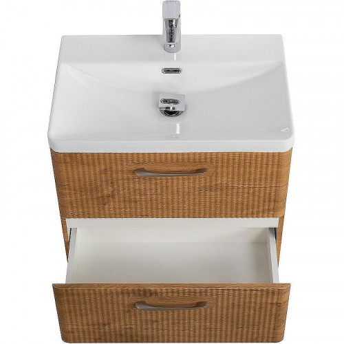 Тумба под раковину BelBagno Due 50 DUE-500-2C-SO-RN-P подвесная Rovere Nature