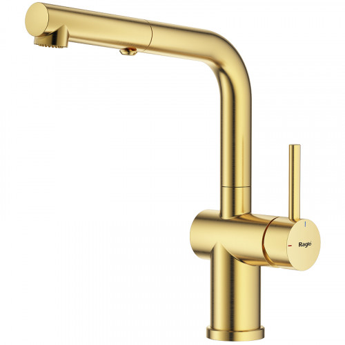 Смеситель для кухни Raglo R86.49.03 Золото матовое латунь