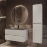 Тумба под раковину Vincea Велле (Welle) 100 VMC-2WL100MW подвесная цвет M.White Soft-touch