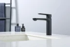 Смеситель для раковины Splenka S222.10.06 Черный матовый нержавеющая сталь