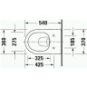 Унитаз Duravit D-Neo 2578090000 подвесной без сиденья