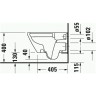 Унитаз Duravit D-Neo 2578090000 подвесной без сиденья