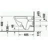 Унитаз Duravit D-Neo 2578090000 подвесной без сиденья