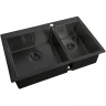 Кухонная мойка ZorG Light Grafit ZL R 780-2-510-L GRAFIT Графит нержавеющая сталь встраиваемый