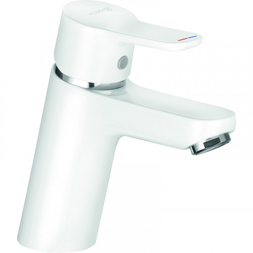 Смеситель для раковины Kludi Pure Easy 370289165 Белый латунь