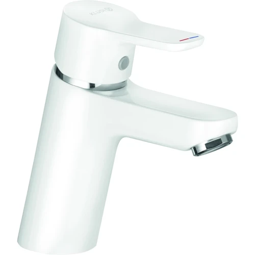 Смеситель для раковины Kludi Pure Easy 370289165 Белый латунь