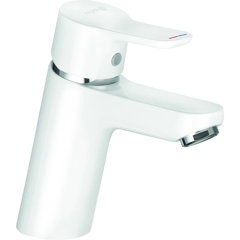 Смеситель для раковины Kludi Pure Easy 370289165 Белый латунь