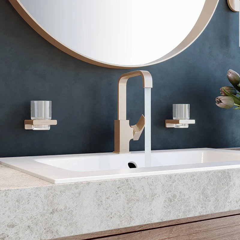 Смеситель для раковины Hansgrohe Metropol 230 32511140 Шлифованная бронза латунь