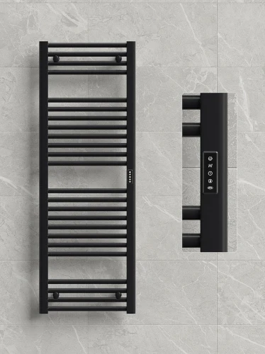 Электрический полотенцесушитель Rifar D-line 1200х450 DL-120-45-BM цвет Черный янтарь матовый