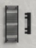 Электрический полотенцесушитель Rifar D-line 1200х450 DL-120-45-BM цвет Черный янтарь матовый