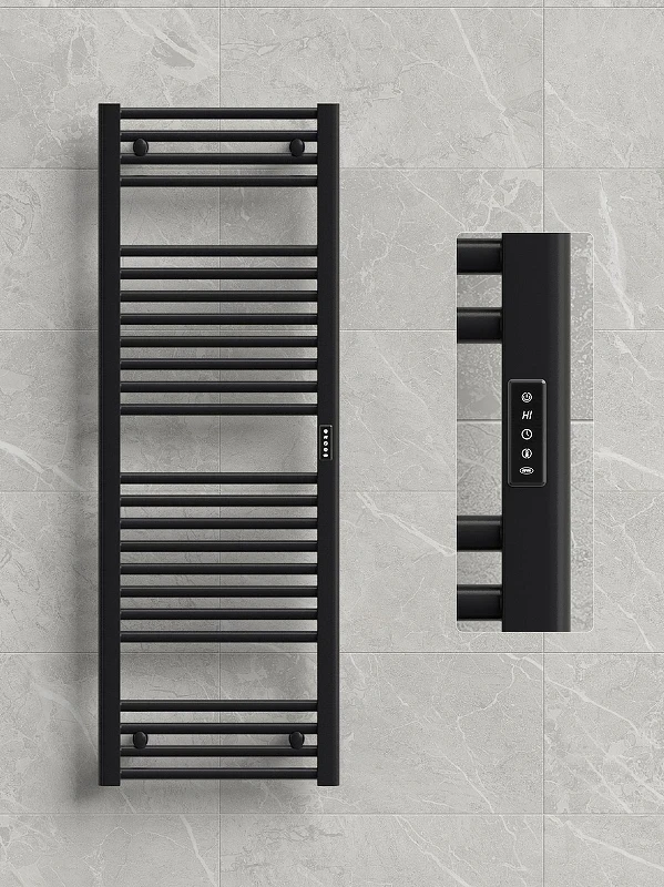 Электрический полотенцесушитель Rifar D-line 1200х450 DL-120-45-BM цвет Черный янтарь матовый