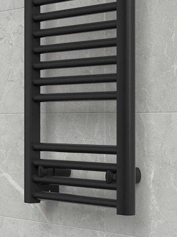 Электрический полотенцесушитель Rifar D-line 1200х450 DL-120-45-BM цвет Черный янтарь матовый