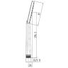 Ручной душ Lemark LM1411C Хром