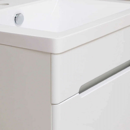 Тумба под раковину Runo Парма 75 00-00001040 Белая МДФ / ЛДСП