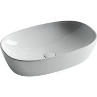 Раковина-чаша Ceramicanova Element 60 CN5039 Белая фарфор накладная