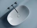Раковина-чаша Ceramicanova Element 60 CN5039 Белая фарфор накладная