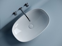 Раковина-чаша Ceramicanova Element 60 CN5039 Белая фарфор накладная