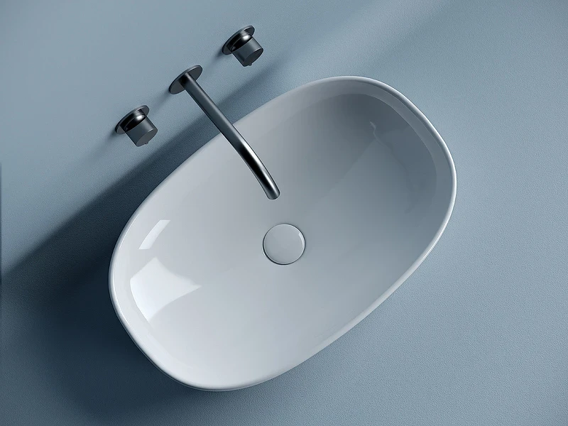Раковина-чаша Ceramicanova Element 60 CN5039 Белая фарфор накладная