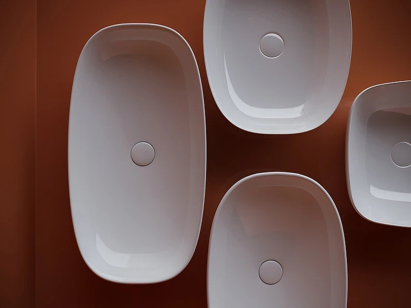 Раковина-чаша Ceramicanova Element 60 CN5039 Белая фарфор накладная