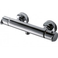 Смеситель для душа Bravat Waterfall F939114C-01A-RUS с термостатом Хром латунь на стену