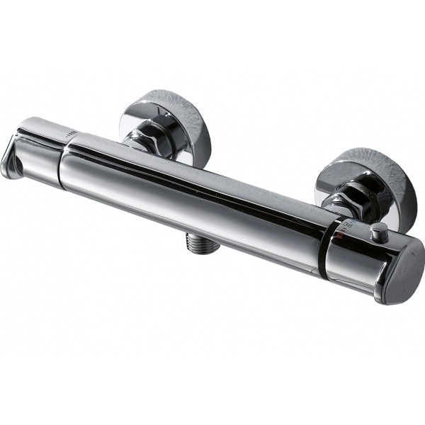 Смеситель для душа Bravat Waterfall F939114C-01A-RUS с термостатом Хром латунь на стену