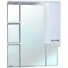 Зеркало со шкафом Bellezza Дрея 85 R 4611314001018 с подсветкой R Белое МДФ / ЛДСП