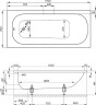 Стальная ванна Bette Form 170х70 2945-000ADARPLUS с антискользящим покрытием