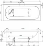 Стальная ванна Bette Form 170х70 2945-000ADARPLUS с антискользящим покрытием