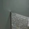 Душевая перегородка Azario Walk-In 120 AZ-275-120-MВ-CBR профиль Черный матовый стекло с узором Битое стекло