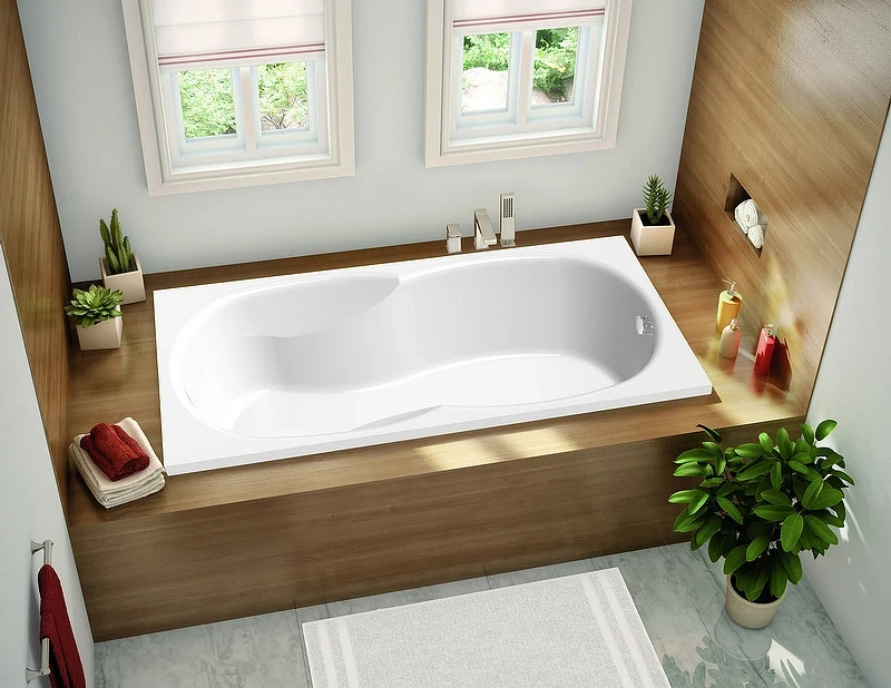Акриловая ванна C-Bath Vesta 150x70 CBQ005003 без гидромассажа
