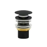 Донный клапан Wonzon & Woghand WW-88SS01-MB click-clack цвет Черный матовый