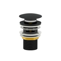 Донный клапан Wonzon & Woghand WW-88SS01-MB click-clack цвет Черный матовый