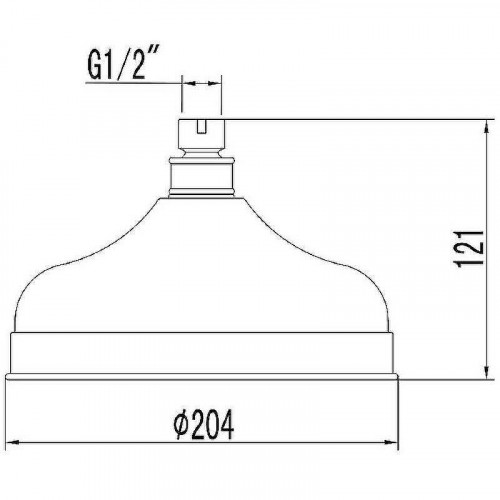 Верхний душ Lemark LM8989G Золото