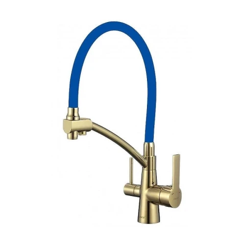 Смеситель для кухни Savol S-L1805B-05 цвет Золото Синий