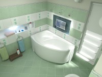Акриловая ванна Bas Фэнтази 150x88 L В 00040 без гидромассажа