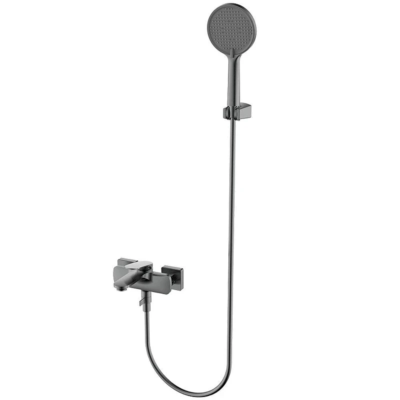 Смеситель для ванны AQUAme Imola AQM6712GM цвет Оружейная сталь