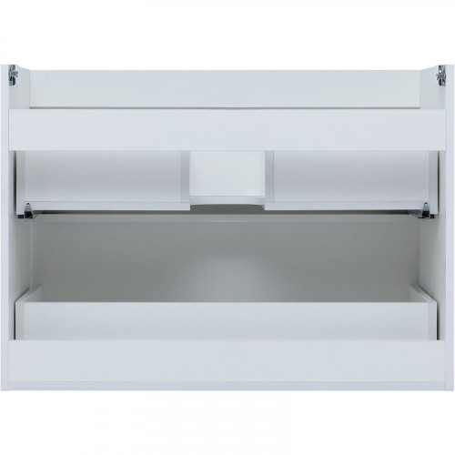 Тумба под раковину Aquanet Арт 90 313256 подвесная Белая матовая МДФ / ЛДСП