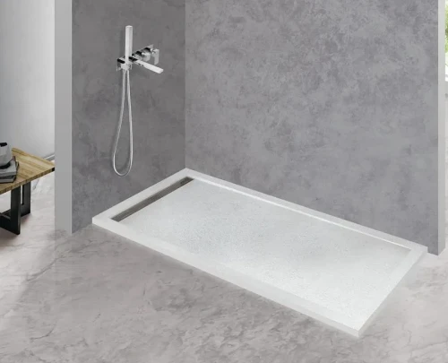 Душевой поддон из искусственного камня Cezares Tray AS 160x80 TRAY-AS-AH-160/80-30-W Белый