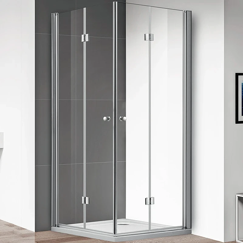 Душевой уголок Cezares Eco 90x90 ECO-O-AS-2-90-C-Cr профиль Хром стекло прозрачное