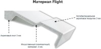 Душевой поддон из материала Flight Jacob Delafon Flight 80x80 радиальный Белый