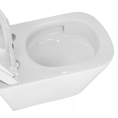 Унитаз Azario Vesper AZ-1373WH подвесной цвет Белый с сиденьем Микролифт