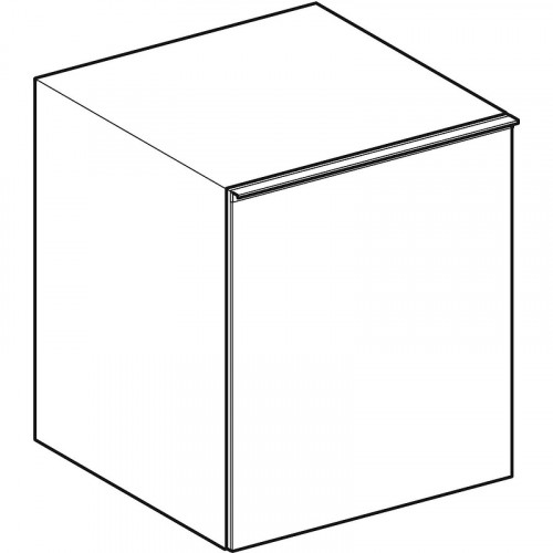 Тумба Geberit Acanto 500.618.JK.2 Темно-серый МДФ / ЛДСП