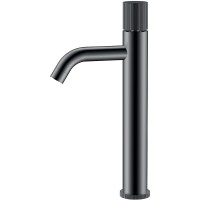 Смеситель для раковины Boheme Stick 122-SGM.3 Оружейная сталь глянцевая латунь