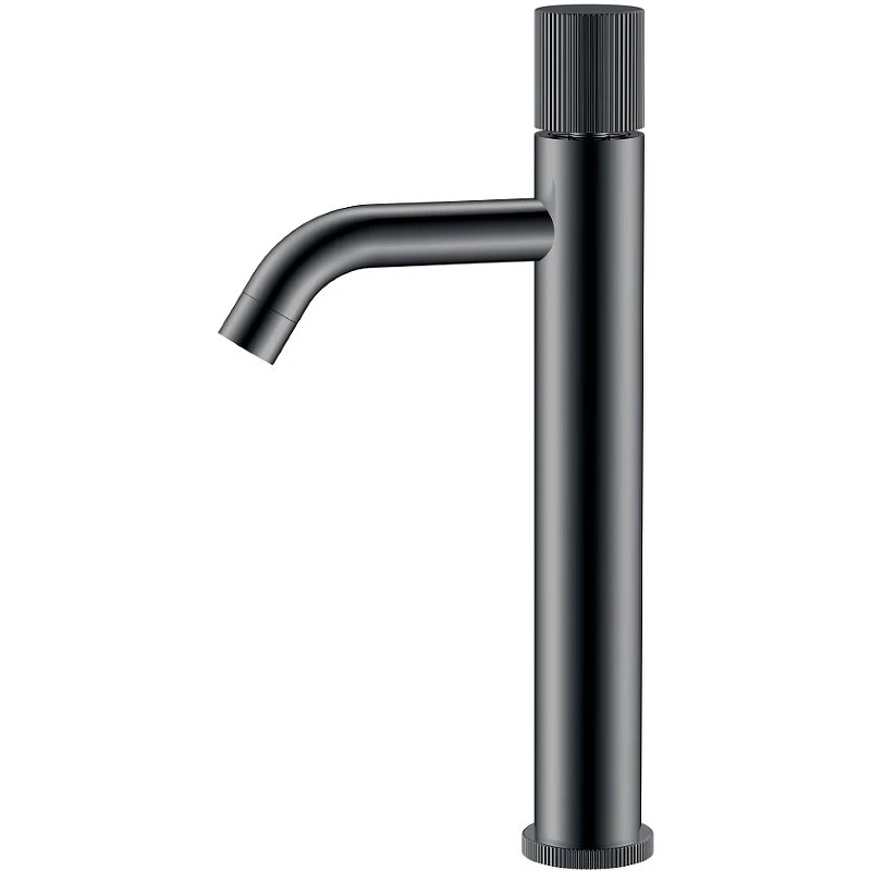 Смеситель для раковины Boheme Stick 122-SGM.3 Оружейная сталь глянцевая латунь